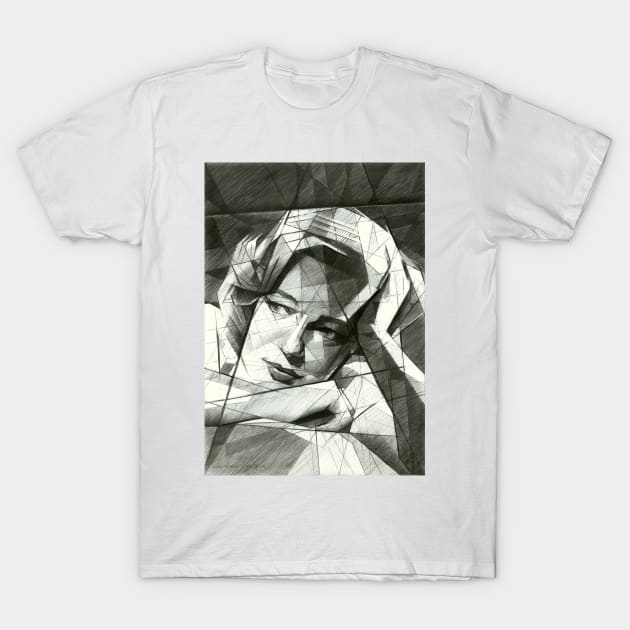 Simone Signoret T-Shirt by CorneAkkers